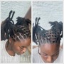 Loc Style with hair added