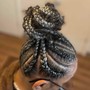 Feed In Braids weave will be feeded into hair when braided