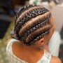 Feed In Braids weave will be feeded into hair when braided