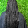 Smedium Boho Knotless Braids  HUNMAN HAIR INCUDED