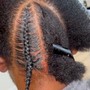 Adult Cornrows ( Natural Hair)