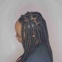 Large Knotless Braids