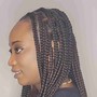 Large Knotless Braids