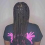 Tribal/Fulani Braids(Medium) Mid back