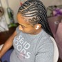 Tribal Style Feed In Braids