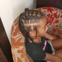 Kid's Cornrow Hairstyle