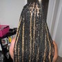 Medium Knotless Braids