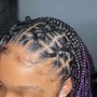 Free hand stitch braid