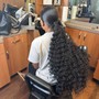 She is. Sleek Weave Ponytail, Shampoo, Intense Deep Conditioner, Flat Iron, Blow Dry and Trim