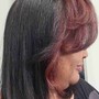 Shampoo and style for relaxed hair