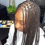 Small knotless braids (lower back)