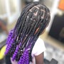 Kid's medium knotless Braids AGES 7-11