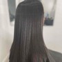 Silk Press Long to Extra Long Length (Medium to Thick Natural Hair)