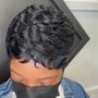 Scalp Exfoliation/trim/braid down(5 or less braids)