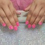 Basic artificial nails 1-2 colors application only