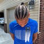 Men’s Natural Twists, Cornrows or singles