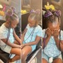 Kid box braids