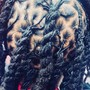 Medium knotless passion Twists