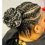 Dread retwist half hair