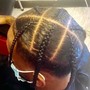 Men box braids (full hair)