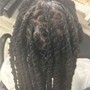 Starter Locs w/ wash (COILED OR TWO STRAND METHOD)