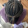 Feed in braids 6-8