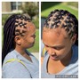 Kid's Natural Style (No Braiding Hair Added)