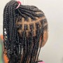 Natural hair Kids Cornrows