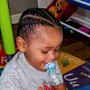 Kids natural braided style