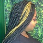 Medium Traditional Box Braids- Butt Length