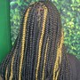 Medium Traditional Box Braids- Butt Length