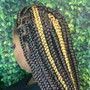 Medium Traditional Box Braids- Butt Length