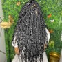 Boho Locs w/ human hair curls