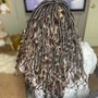 Human hair curl renewal