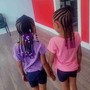 Kid's medium knotless  Braidz