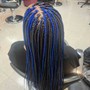 Senegalese Twist with curly ends shmedium