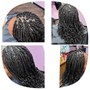 This service is specially designed for clients with gray hair who also love getting their hair braided. Please note, this offering is specifically for retouch purposes.