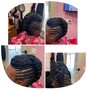 Micro loops extensions installation! This service is for clients who are tired or want a break from braids, tension, or anything relating to braids & still want long & full hair