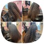 Women Basic Cornrows With No Hair Added just braided all back not up. This service is for those that want basic braids to wear a wig .