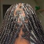 Box Braids Over Dreads