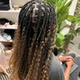 Knotless braids