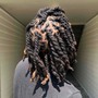 large knotless braids