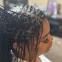 Shaved Back and Sides Knot/Knotless Braids- Length starts at midback (24”-26”)