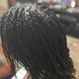 Shaved Back and Sides Knot/Knotless Braids- Length starts at midback (24”-26”)