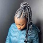 Cornrow Updo Large( Shoulder)