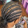 Wig install Braid down