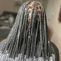 Smedium Knotless bob with beads