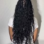 Boho braids Knotless (Human Hair)