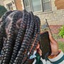 Medium and jumbo box braids