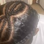 Feed in braids